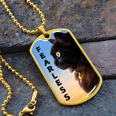 Collar Fearless - Acero Quirúrgico Premium y Acabado en Oro