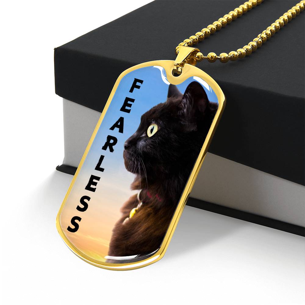 Collar Fearless - Acero Quirúrgico Premium y Acabado en Oro