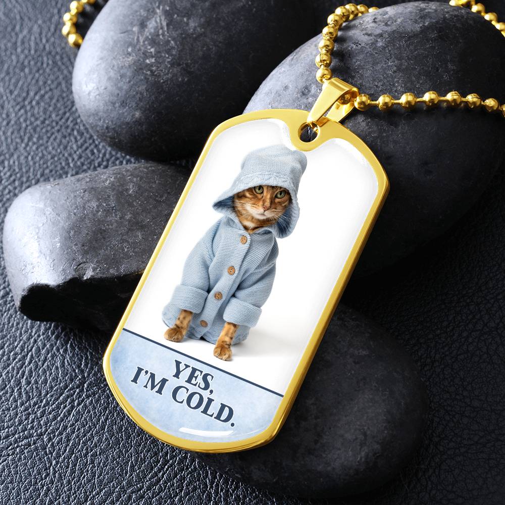 Oui, j'ai froid Collier