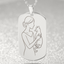 Cat Lady Couture Engraved Dog Tag Necklace
