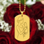 Cat Lady Couture Engraved Dog Tag Necklace