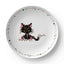 Christmas Cat Tangled in Lights Plate – 10" Holiday Dinnerware