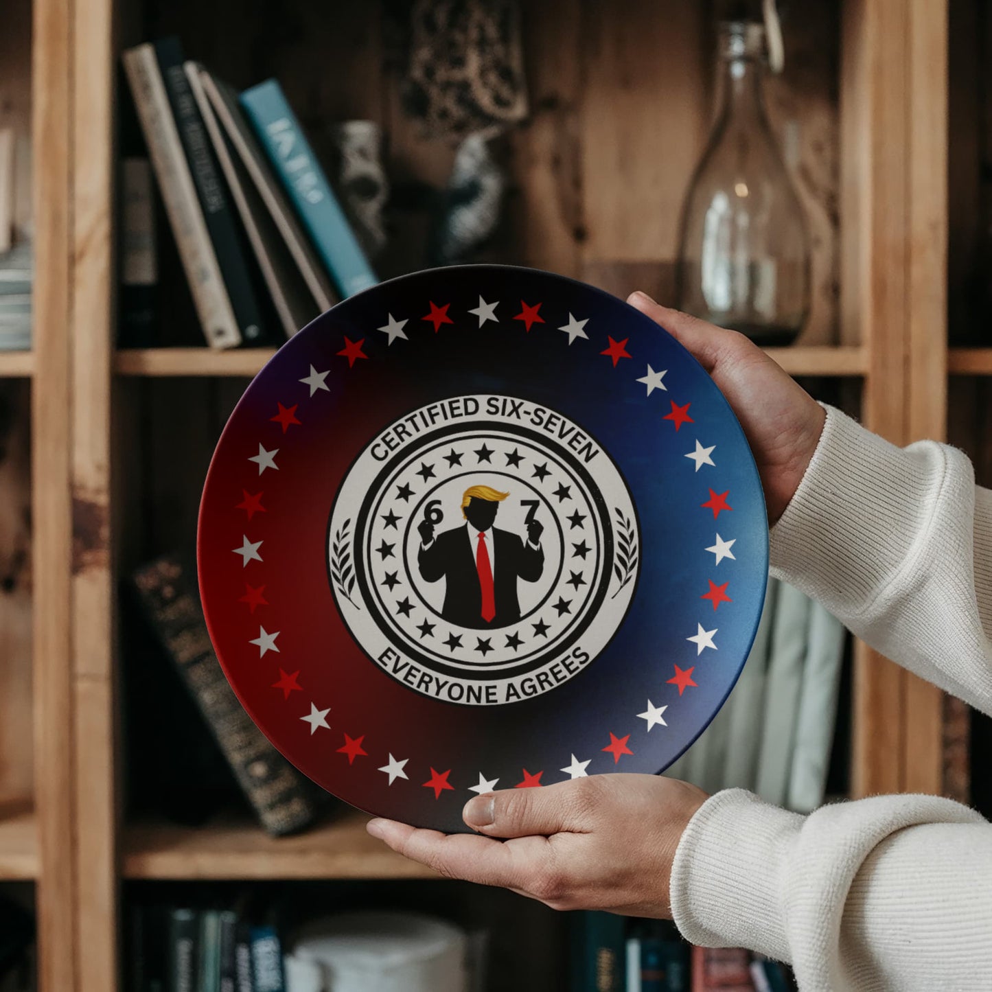 Six Seven Dinner Plate – Parody Servingware
