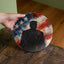 Abstract Americana Silhouette 10” Dinner Plate