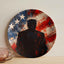 Abstract Americana Silhouette 10” Dinner Plate