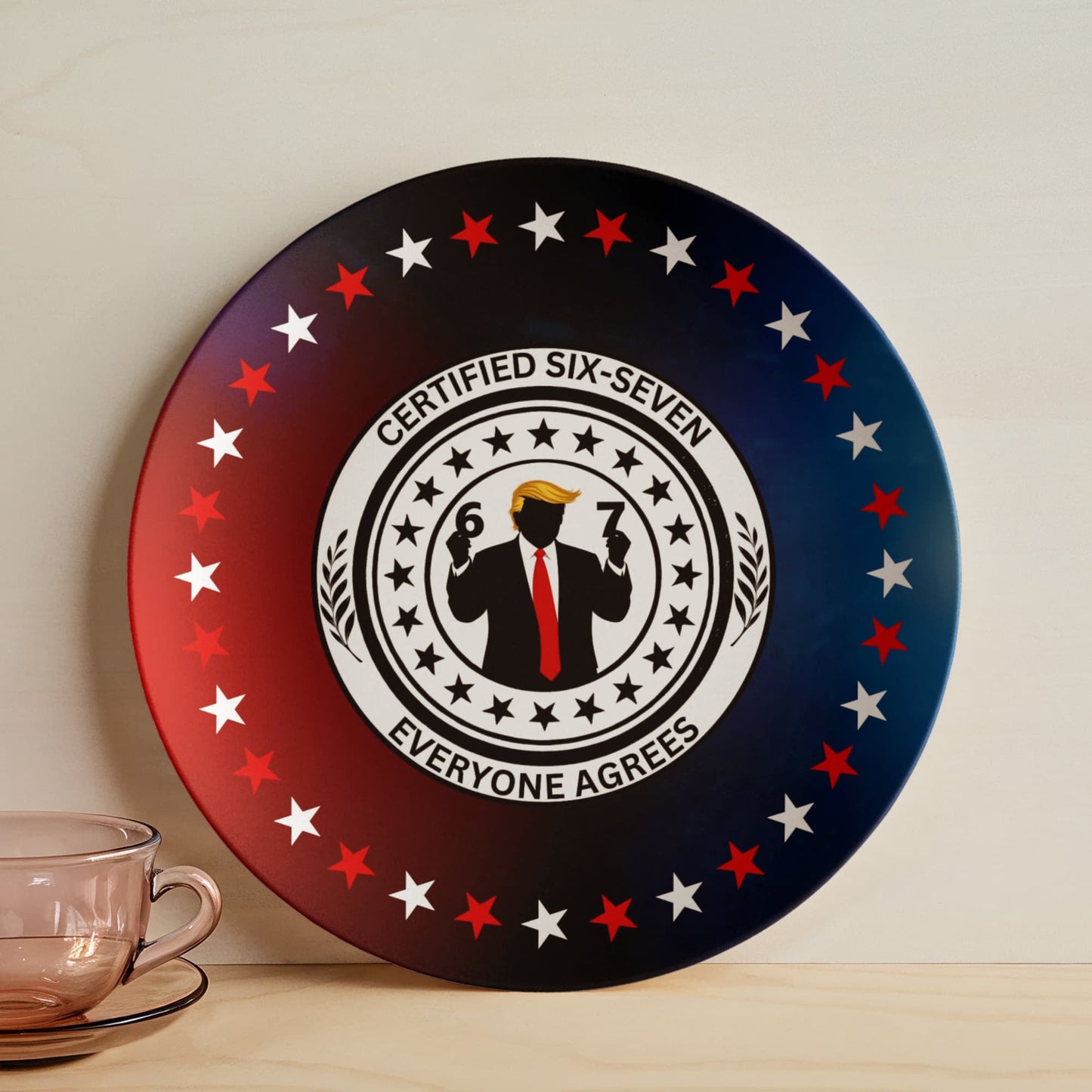 Six Seven Dinner Plate – Parody Servingware