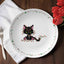 Christmas Cat Tangled in Lights Plate – 10" Holiday Dinnerware