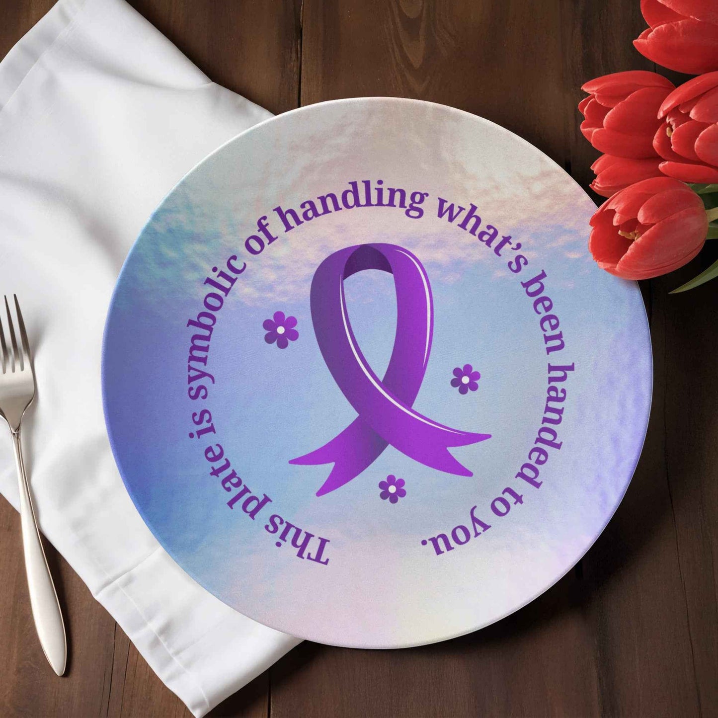Symbolic Epilepsy Awareness Plate