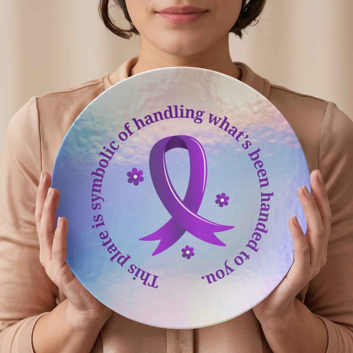Symbolic Epilepsy Awareness Plate