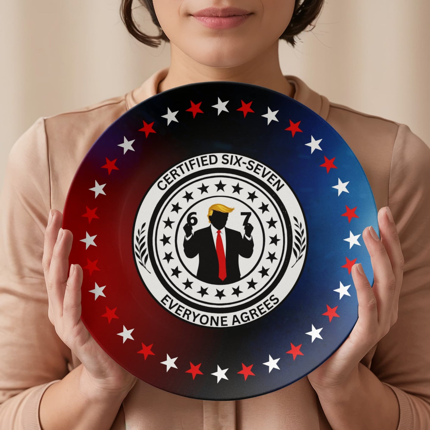 Six Seven Dinner Plate – Parody Servingware