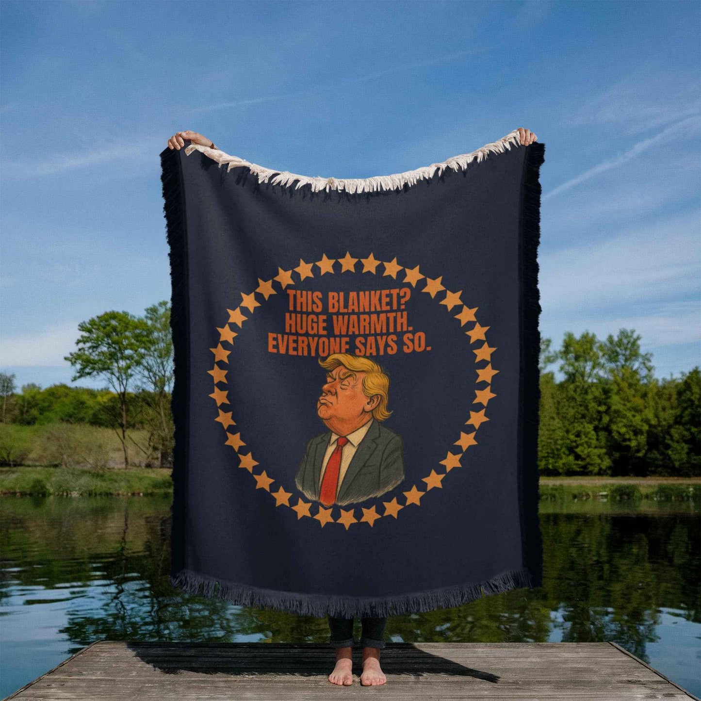 Huge Warmth Woven Throw Blanket