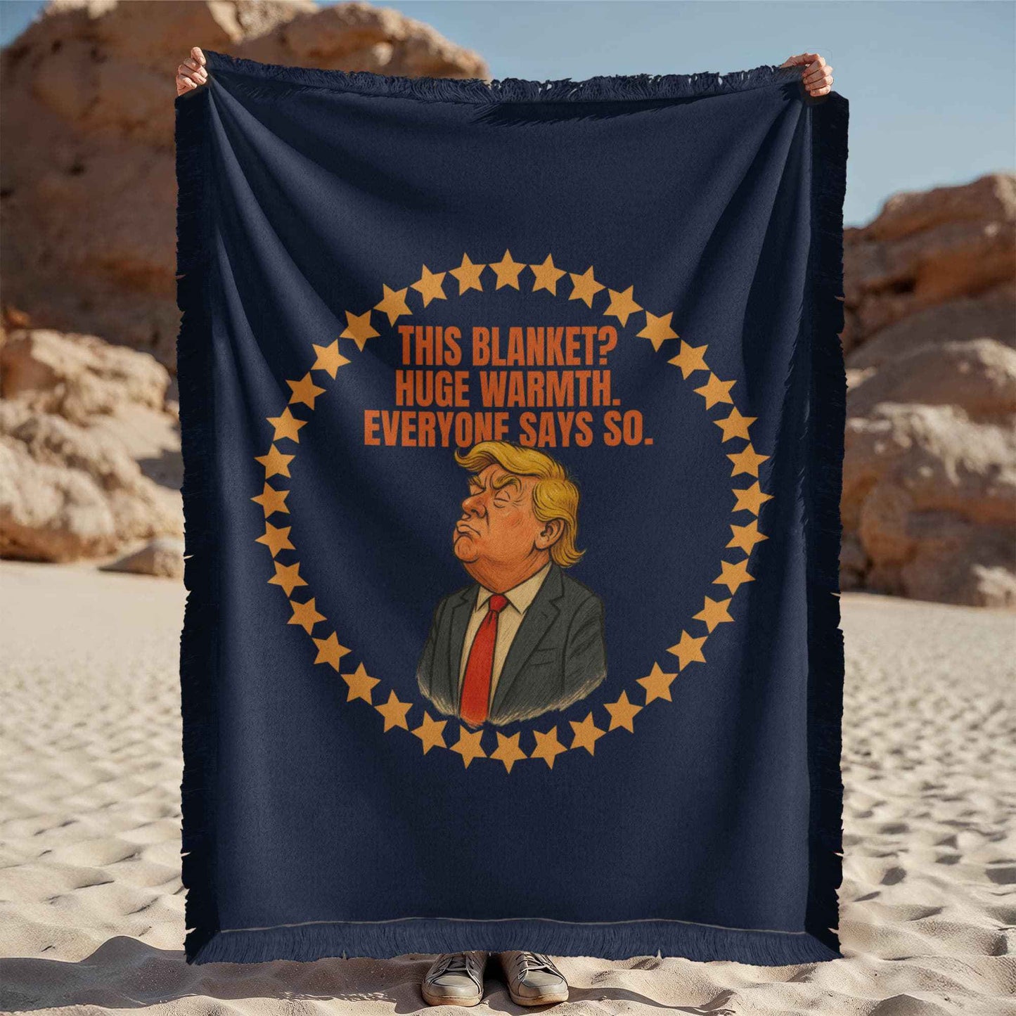 Huge Warmth Woven Throw Blanket