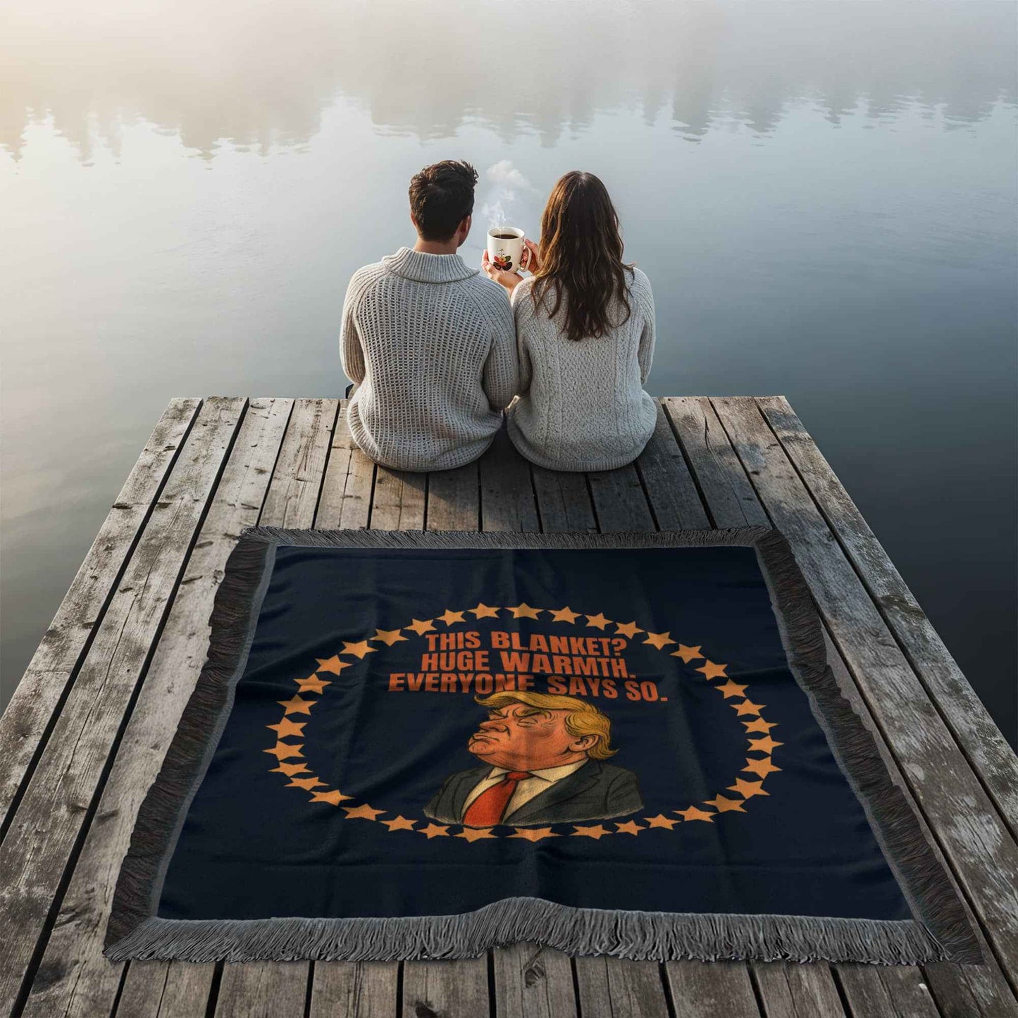 Huge Warmth Woven Throw Blanket