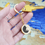 Yin Yang Cat Keychain - Elegant Duality in Design