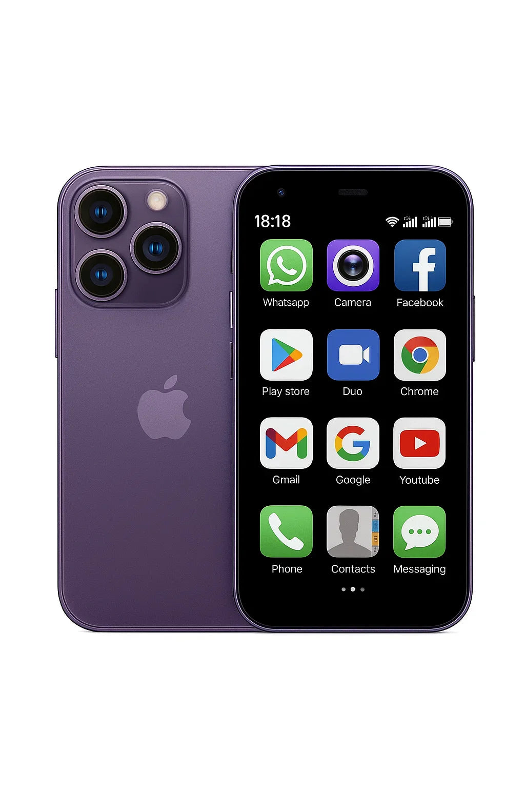 MiniGo Phone - Compact Smartphone with Dual SIM