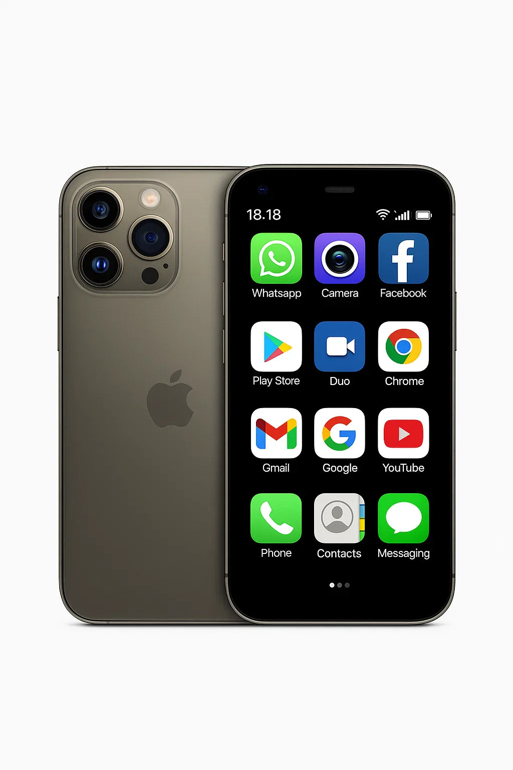 MiniGo Phone - Compact Smartphone with Dual SIM