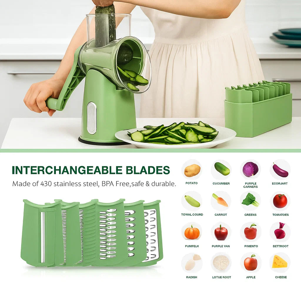 Grate Turn 5-in-1 food shredder - Korvel