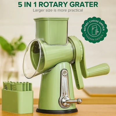 Grate Turn 5-in-1 food shredder - Korvel