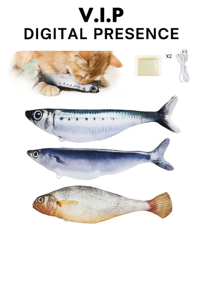 Floppy Fish PlayMate - Interactive Cat Toy