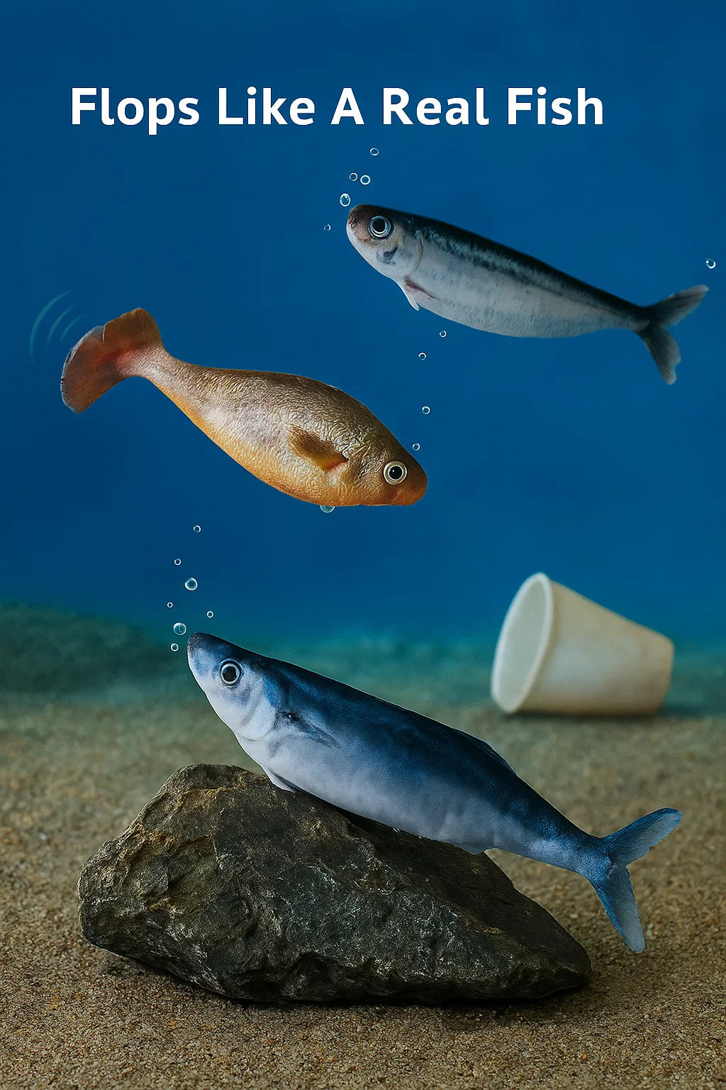 Floppy Fish PlayMate - Interactive Cat Toy