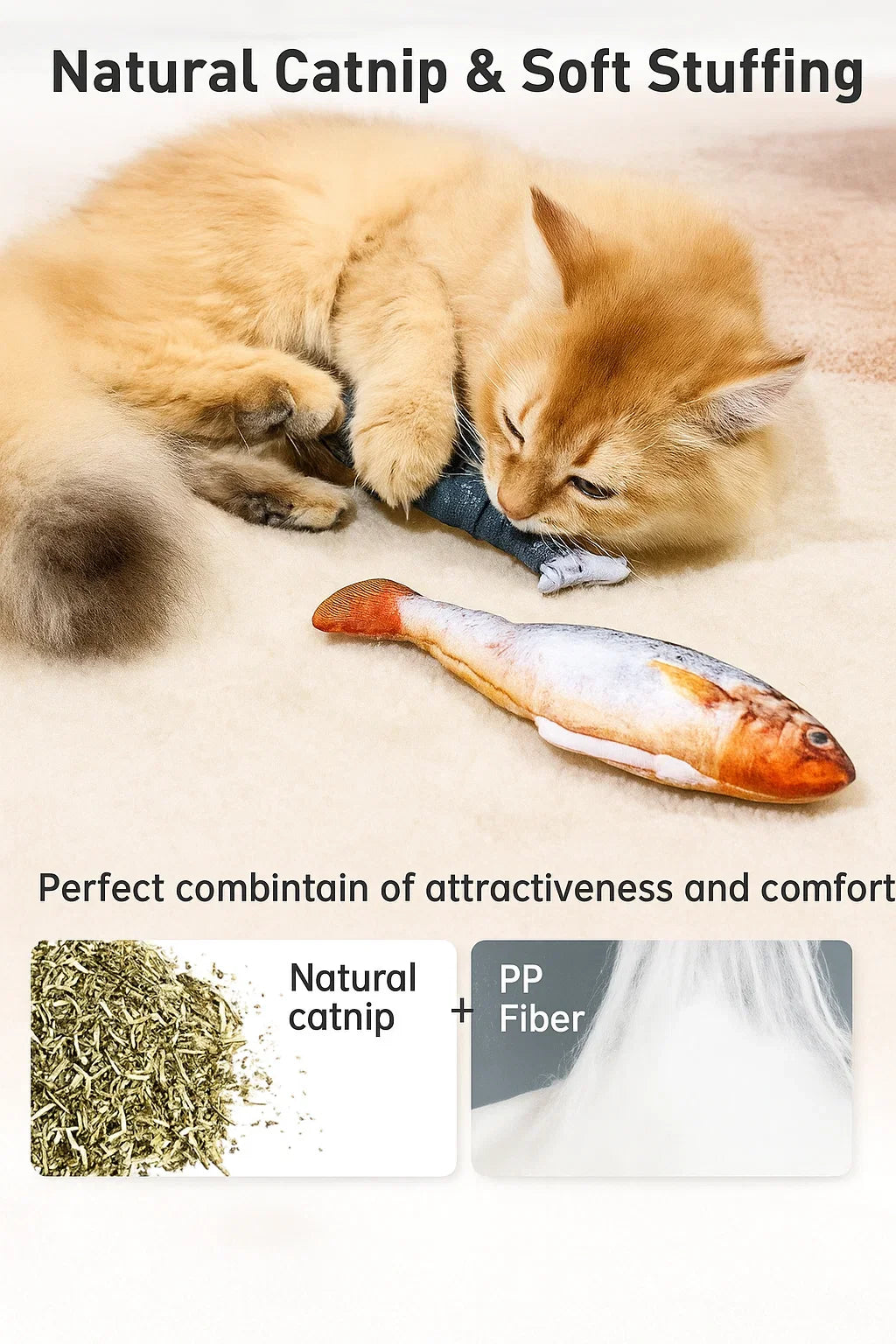 Floppy Fish PlayMate - Interactive Cat Toy