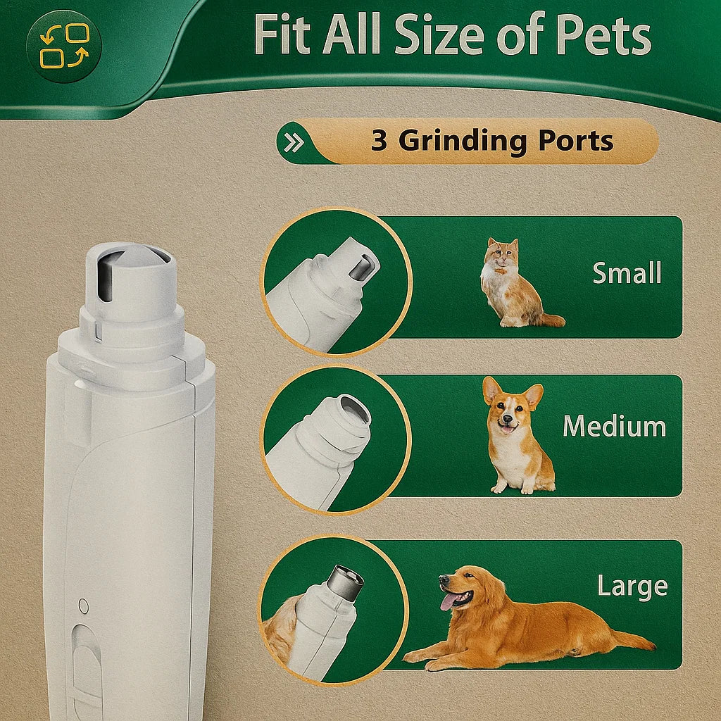 Paw Trim Pro : coupe-ongles et meuleuse 2-en-1
