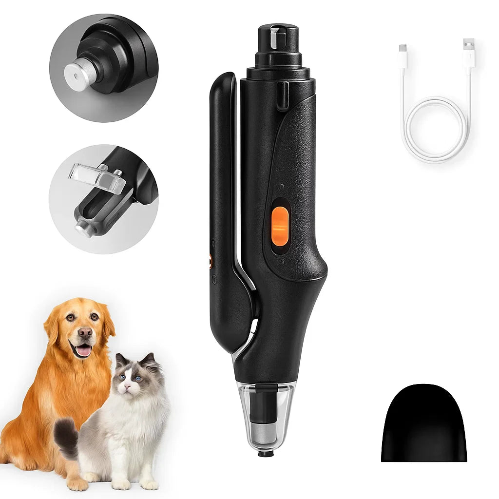 Paw Trim Pro : coupe-ongles et meuleuse 2-en-1