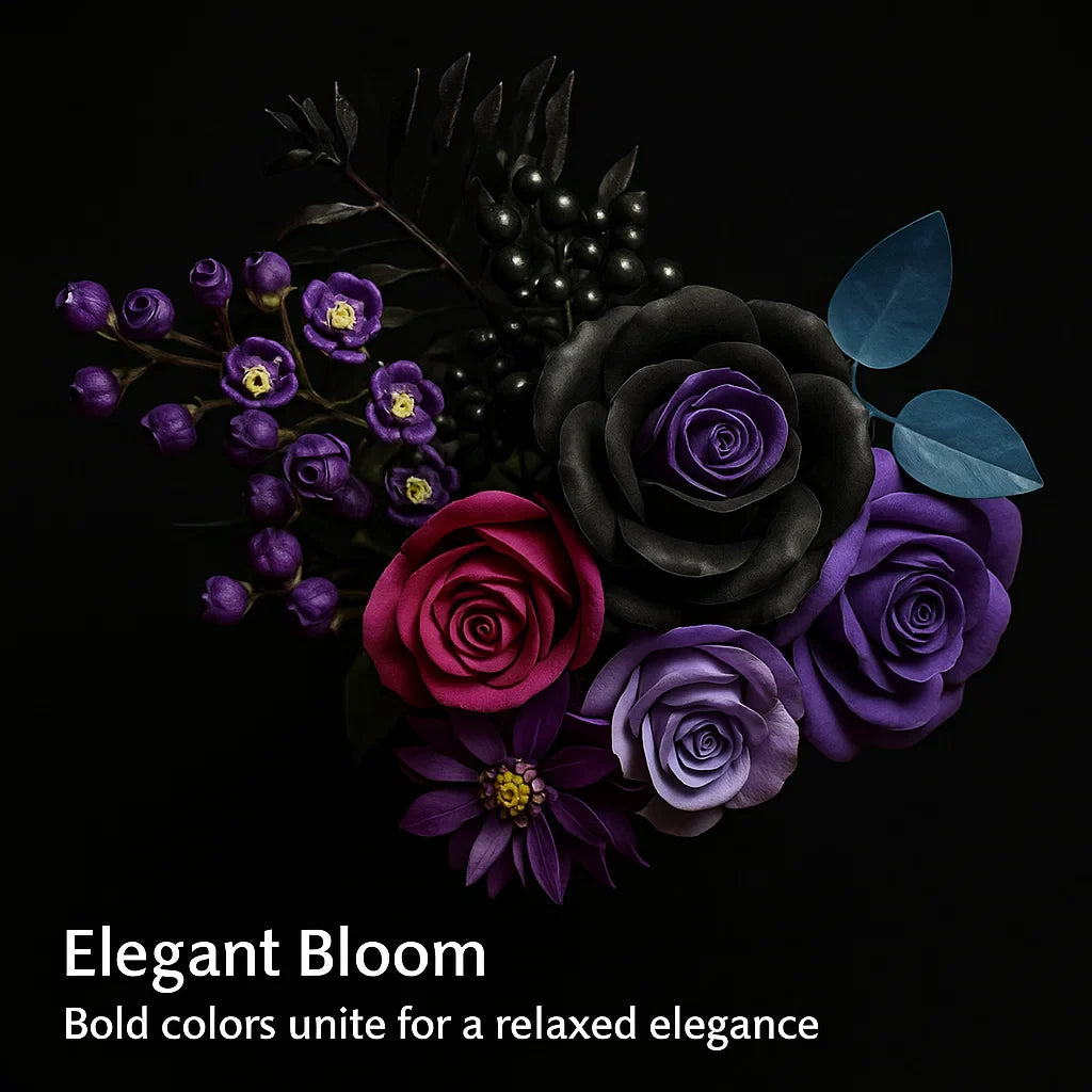 BrickBloom Purple Roses - Korvel