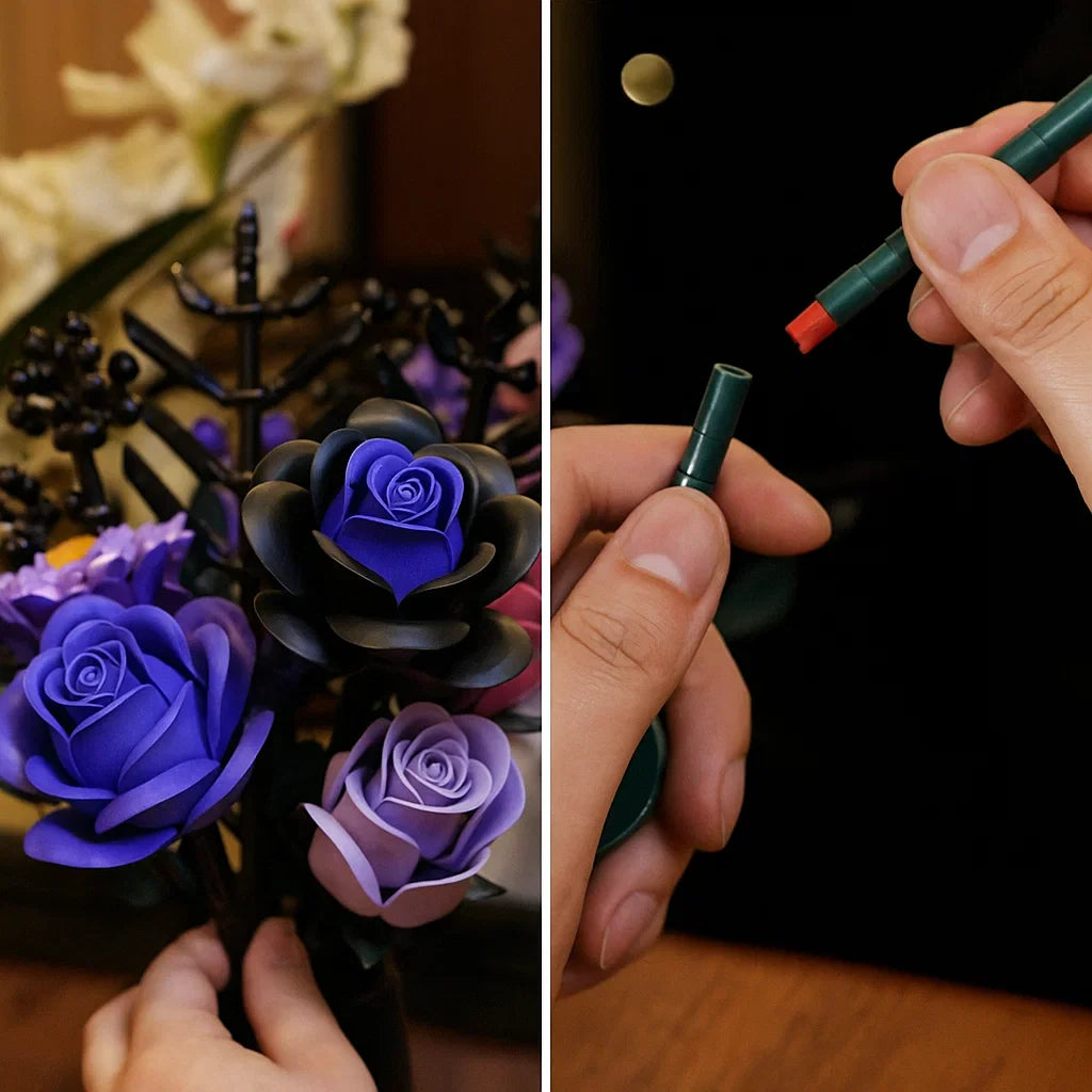 BrickBloom Purple Roses - Korvel