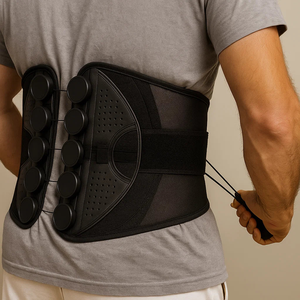 Lumbar Lock Belt - Adjustable Support for Comfort