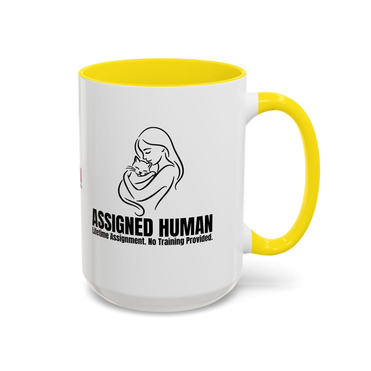 Assigned Human Mug – Cat Coffee Cup
