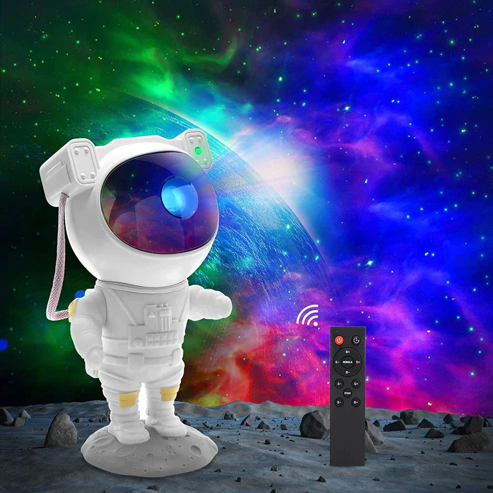 Proyector de Luz Nocturna Astronauta Galaxia Cielo Estrellado