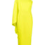 Vestido Plisado Asimétrico