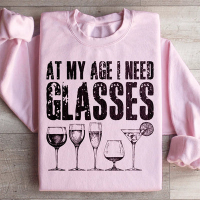 A mi edad necesito gafas sudadera