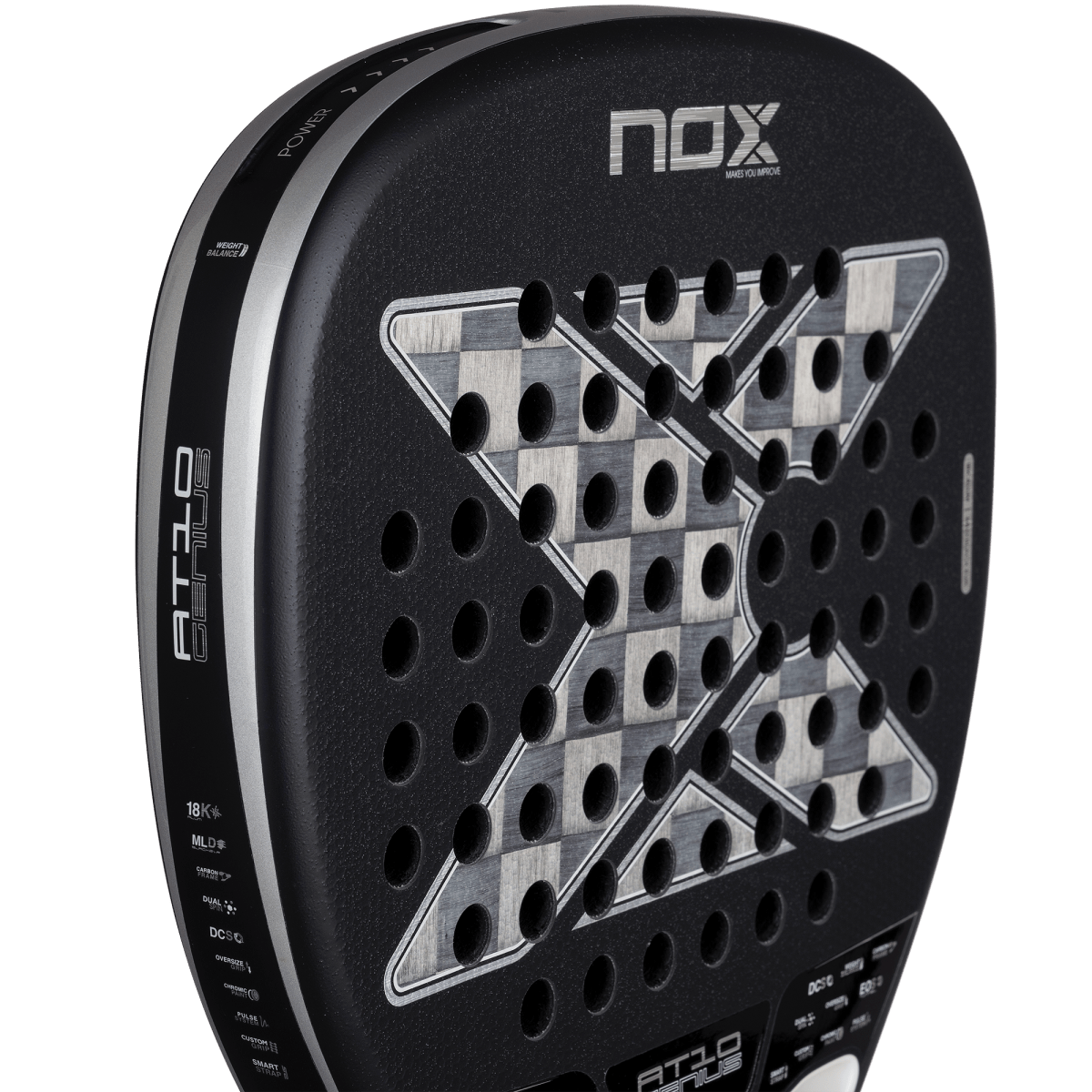 NOX AT10 Genius Attack 18K Alum 2026 Paddle