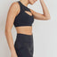 Soutien-gorge de sport hybride à dos nageur en maille