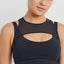 Soutien-gorge de sport hybride à dos nageur en maille