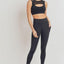 Soutien-gorge de sport hybride à dos nageur en maille