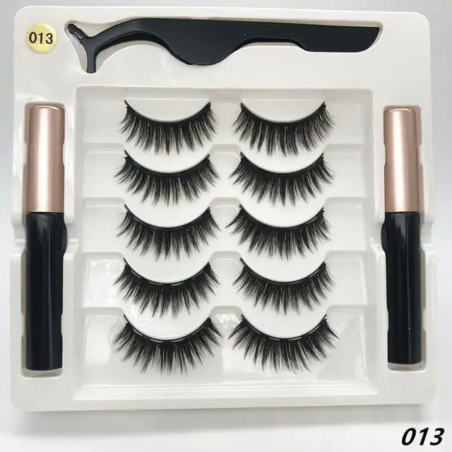 Premium 3D False Eyelashes with Magnetic Eyeliner