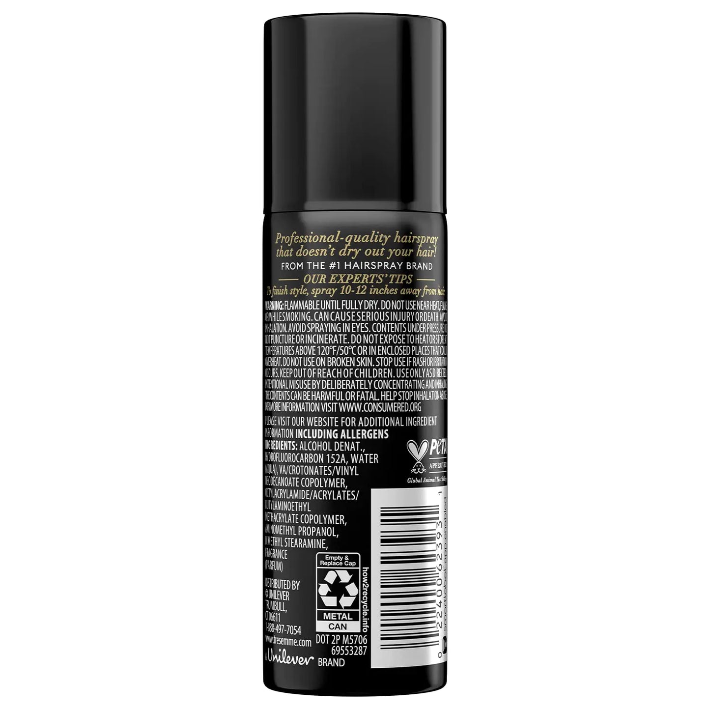 TRESemmé Travel-Size Hairspray 6-Pack - Extra Hold & Anti-Frizz