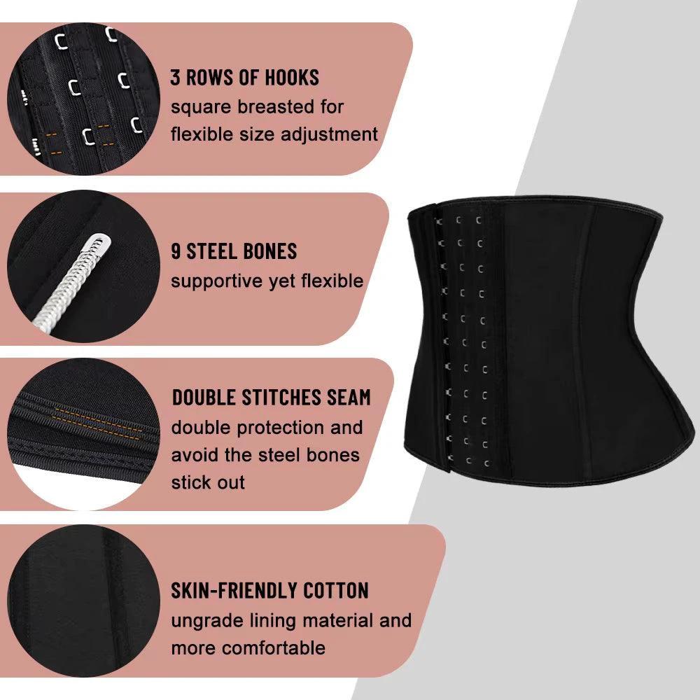 ATBUTY 9-Inch Short Torso Sport Girdle for Women