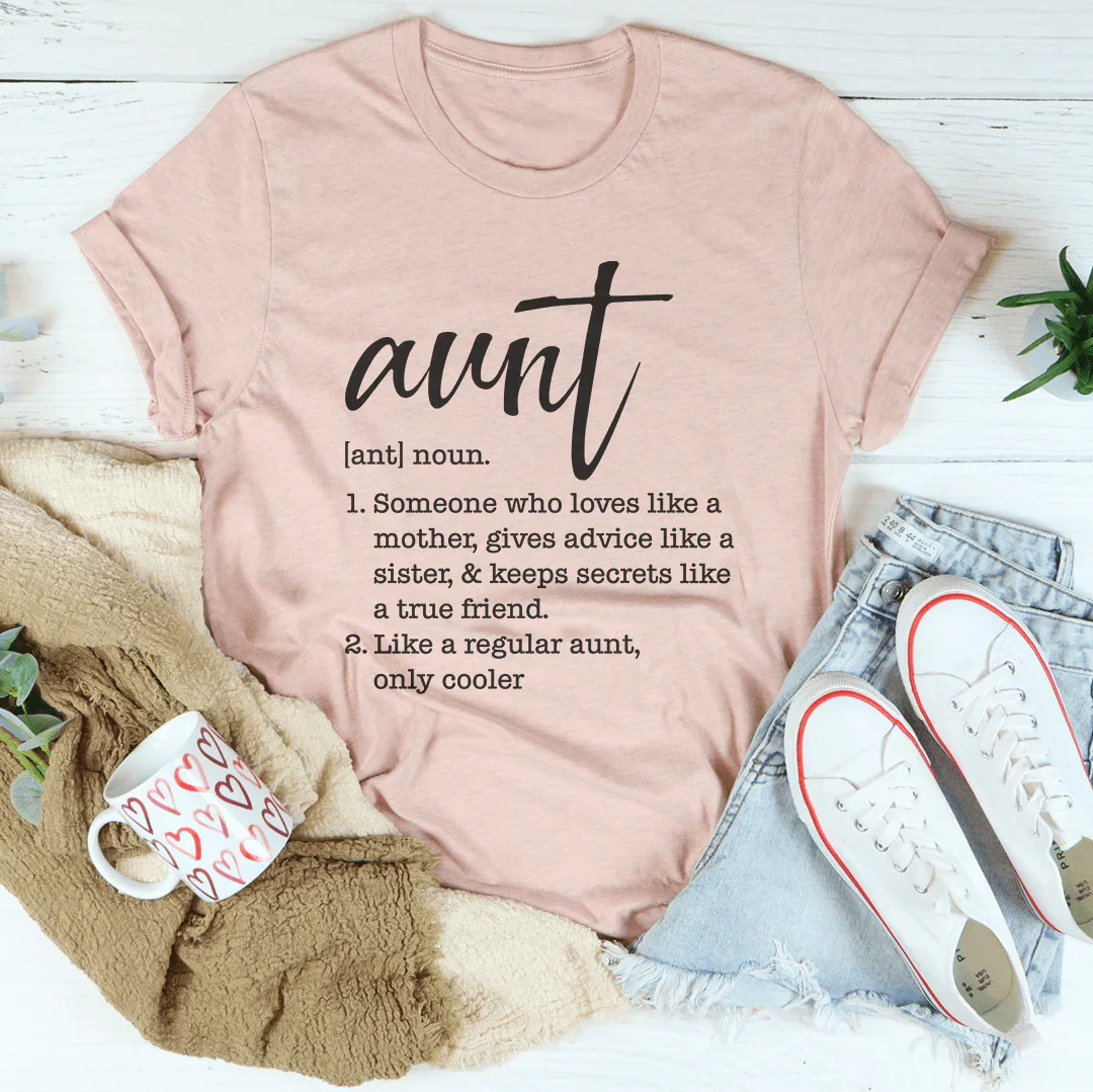 T-shirt Définition Tante