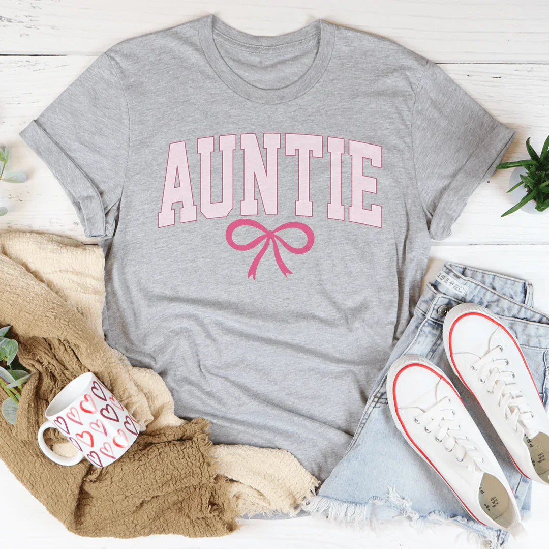T-shirt Auntie Coquette avec nœud