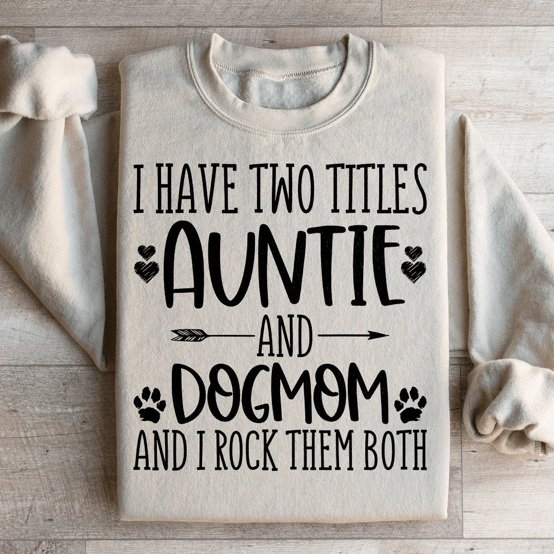Sudadera de tía y mamá perruna
