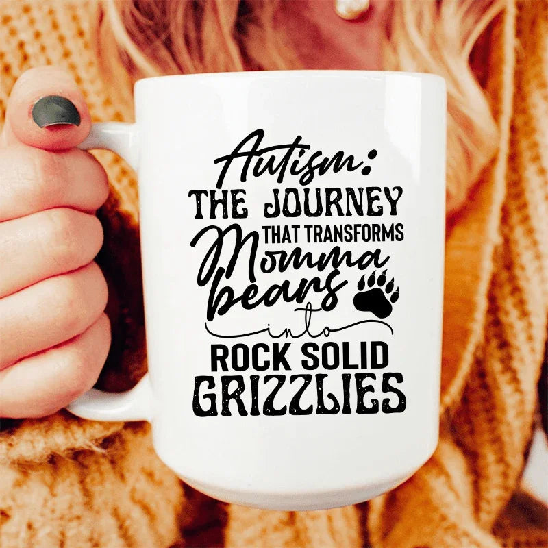 Mug en céramique Autism Mama Grizzlies - 15 oz
