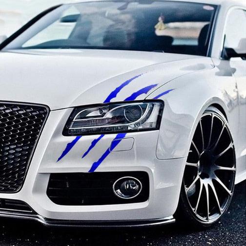 Reflective Monster Claw Scratch Stripe Car Decal