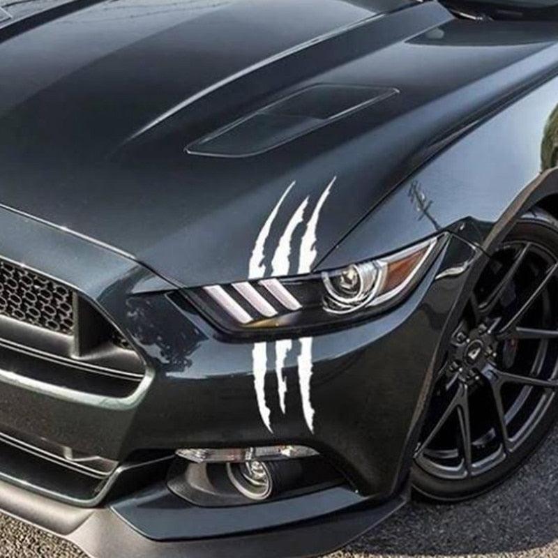 Reflective Monster Claw Scratch Stripe Car Decal