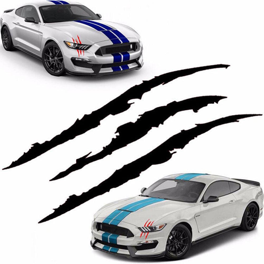 Reflective Monster Claw Scratch Stripe Car Decal