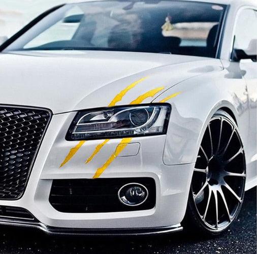 Reflective Monster Claw Scratch Stripe Car Decal