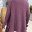 Autumn and winter new solid color pit stripe brushed pocket cardigan long sleeved jacket for women - Korvel